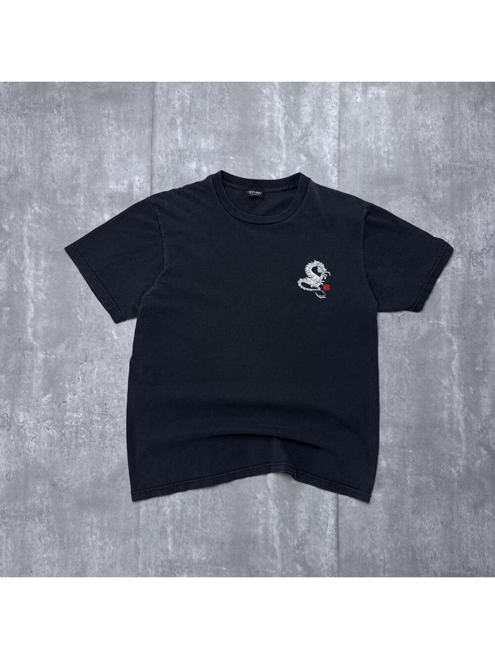 Y2K Stussy Outdoor 00s Black Vintage t shirt